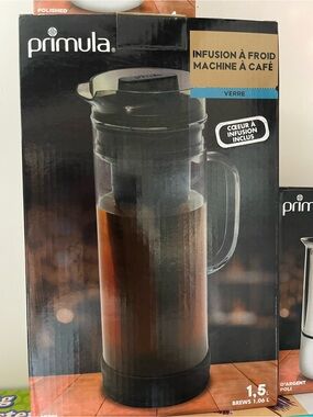 Primula Cold Brew Coffee Maker - Black & Clear